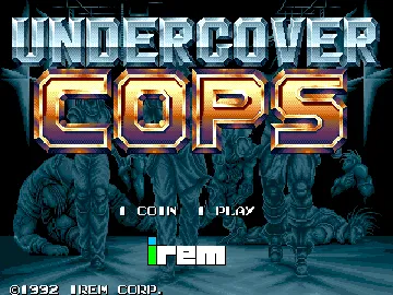 Undercover Cops (World) screen shot title